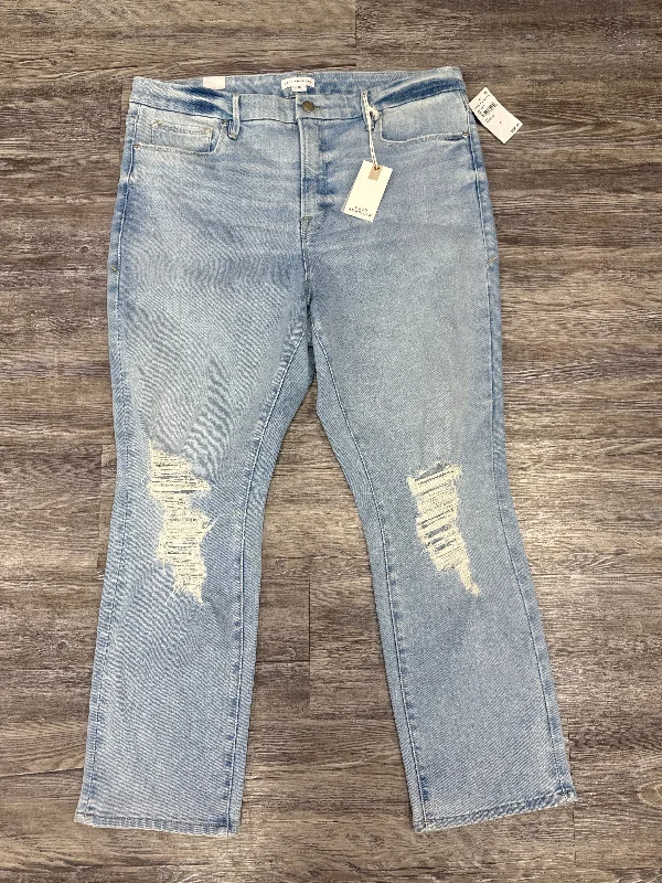 Flexible Stretch Men's JeansJeans Designer By Good American In Blue Denim, Size: 16