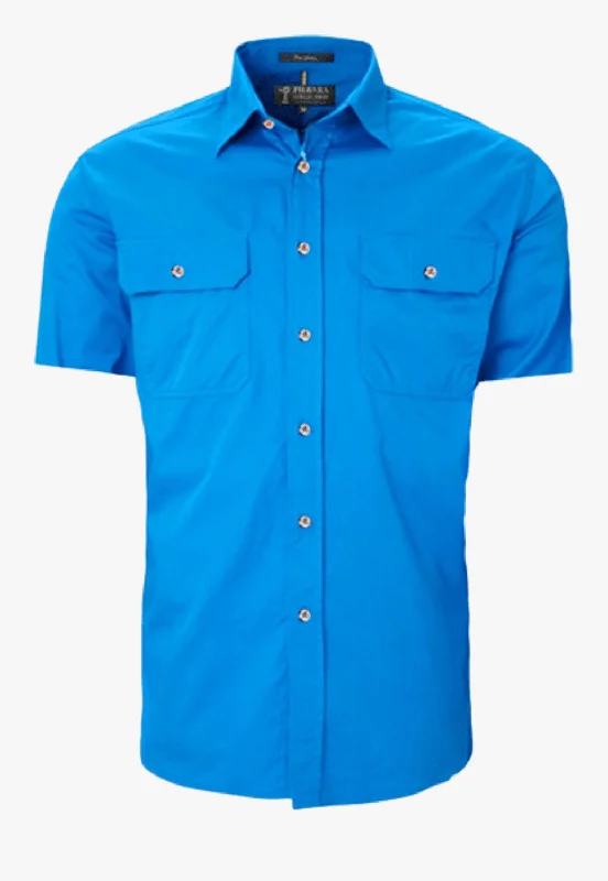 Men's Graphic Print T-Shirts for a Statement LookPilbara Mens O/Front S/Sleeve Work Shirt RM500BTS Men's Graphic Print T-Shirts for a Statement LookPilbara Mens O/Front S/Sleeve Work Shirt RM500BTS
