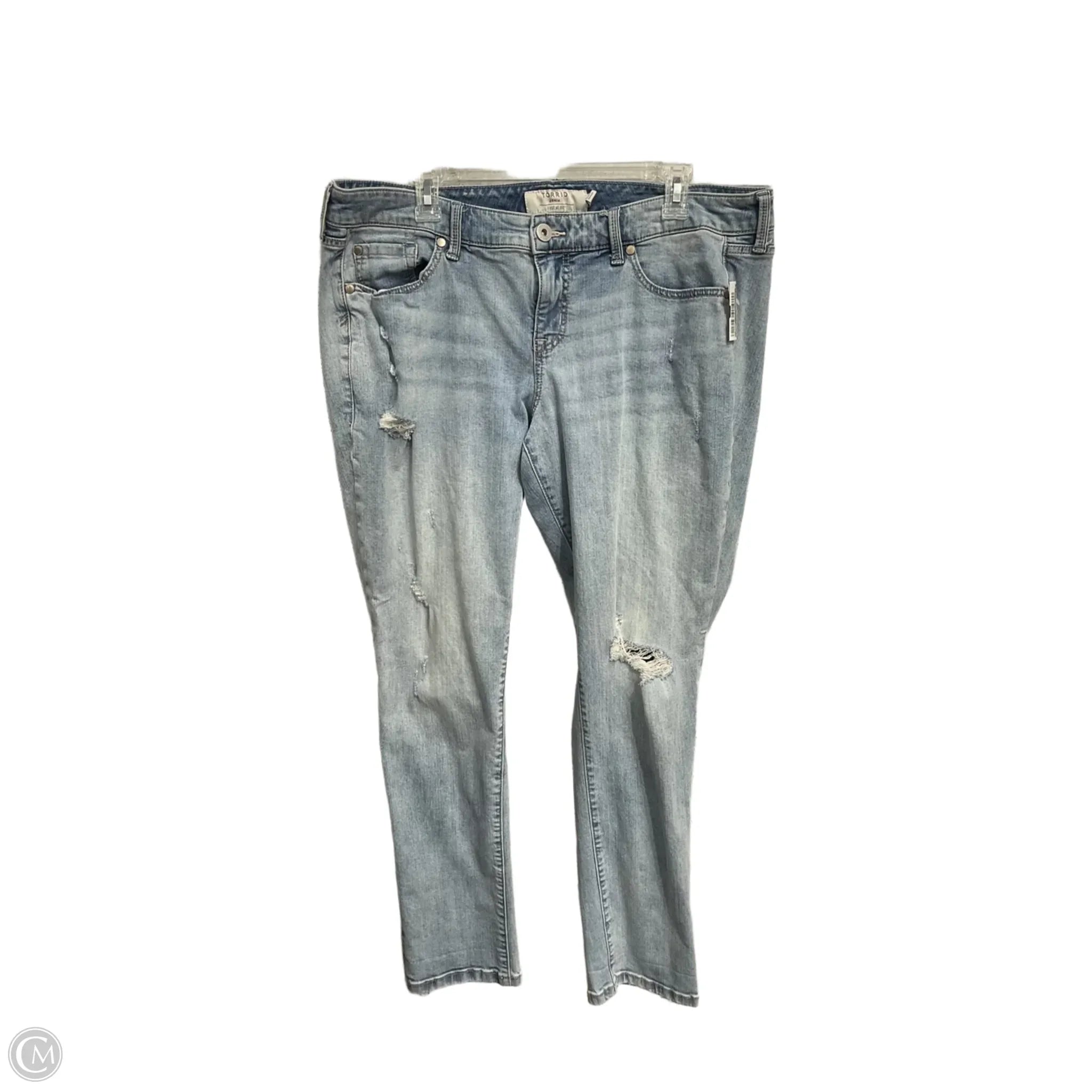 New Arrival Designer Men's JeansJeans Boyfriend By Torrid In Blue Denim, Size: 16