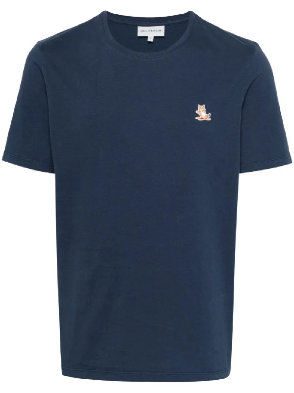Men's Shirts for BoatingMaison Kitsune Men's' T-Shirts And Polos blue