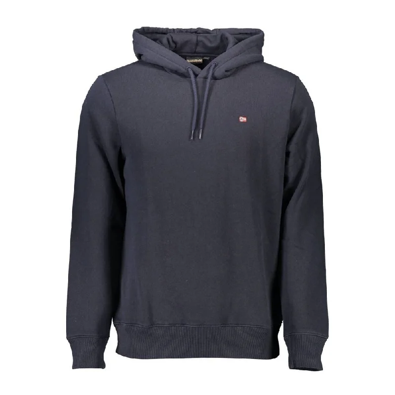 Men's Sweaters for Dressy EventsNapapijri Blue Cotton Men Men's Sweater
