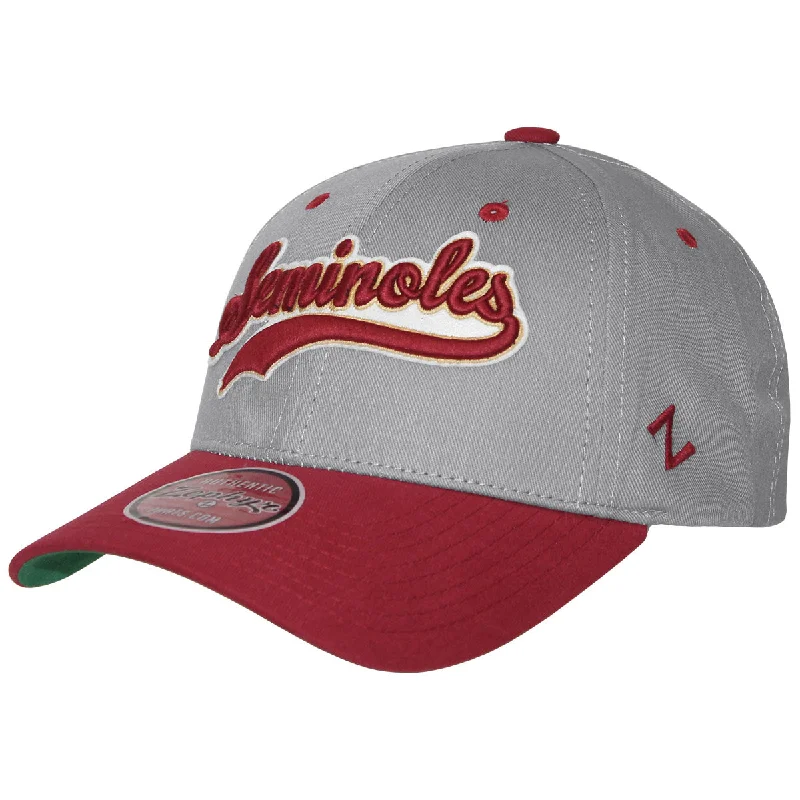 Formal Derby CapsZephyr Vault Seminoles Design Adjustable Trucker Cap - Grey/Cardinal Formal Derby CapsZephyr Vault Seminoles Design Adjustable Trucker Cap - Grey/Cardinal