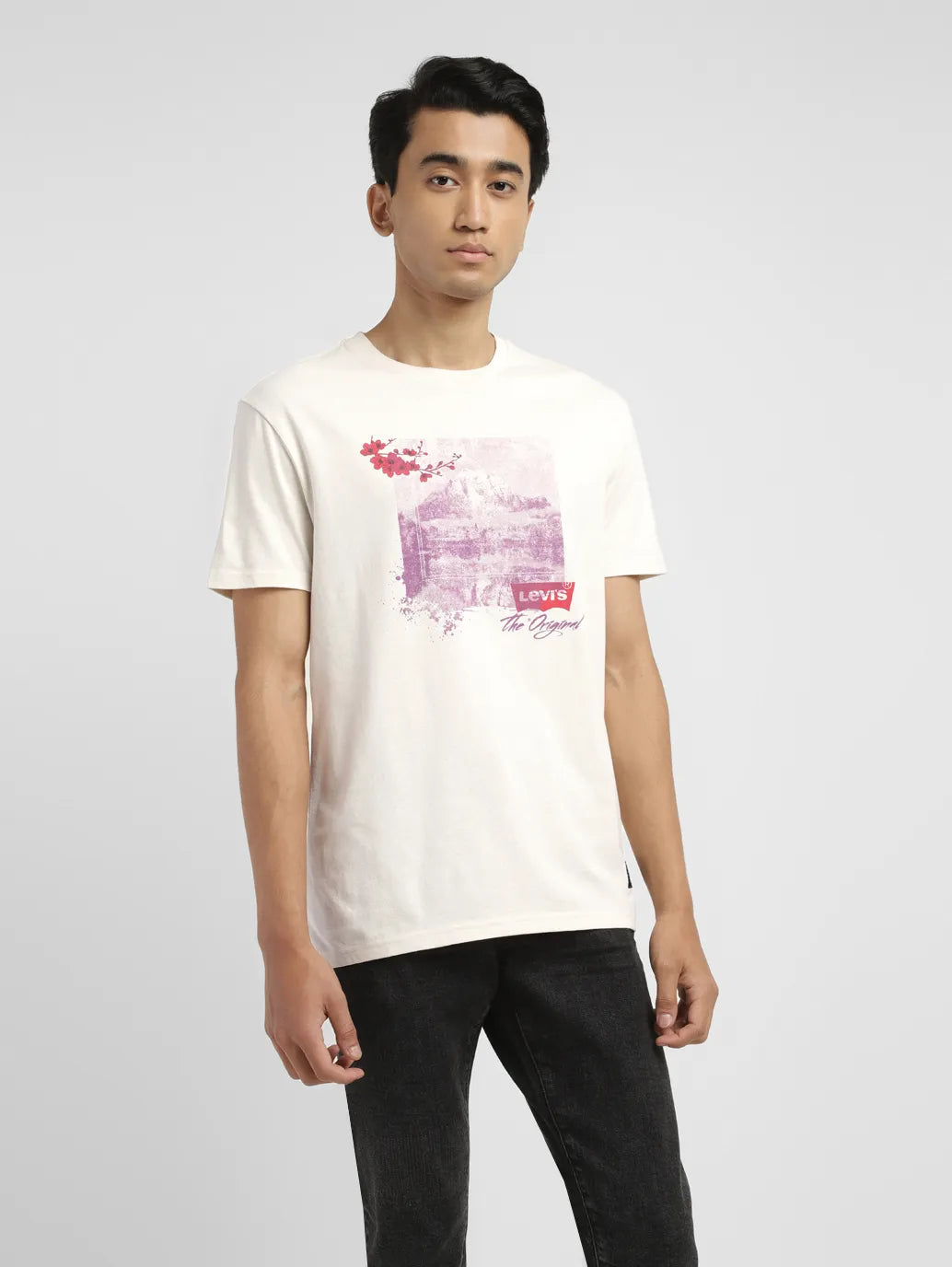 Men's Shirts with Drawstring WaistbandsMen's Graphic Slim Fit T-shirt