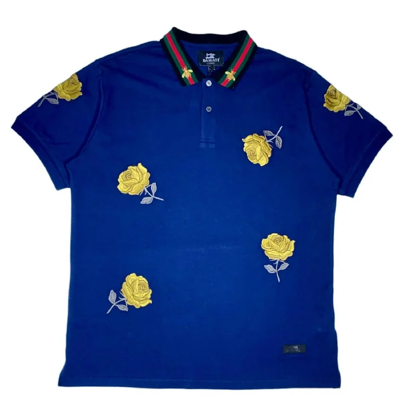 Men's Shirts with Ruffled HemlinesMen's Polo Shirt In Navy