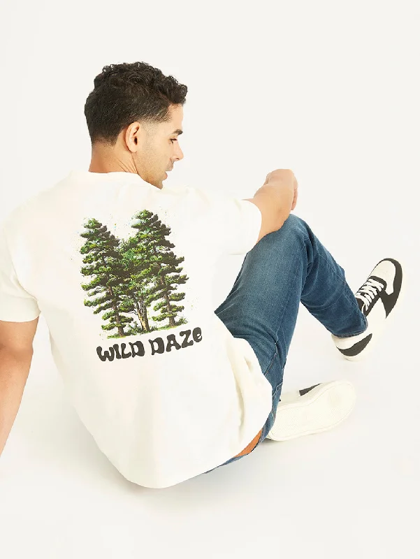 Men's Shirts with Abstract DesignsMen's Graphic Print Regular Fit T-Shirt