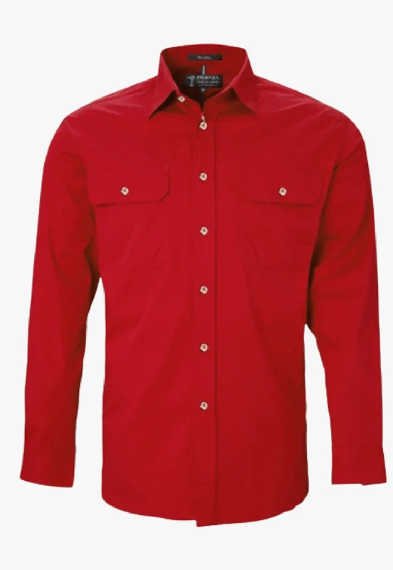 Men's Vintage T-Shirts for a Retro VibePilbara Mens Open Front Shirt RM500BT