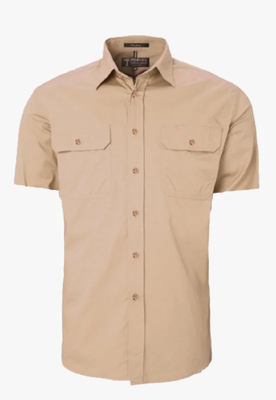 Men's Solid-Color Block Shirts for a Bold StatementPilbara Mens O/Front S/Sleeve Work Shirt RM500BTS Men's Solid-Color Block Shirts for a Bold StatementPilbara Mens O/Front S/Sleeve Work Shirt RM500BTS