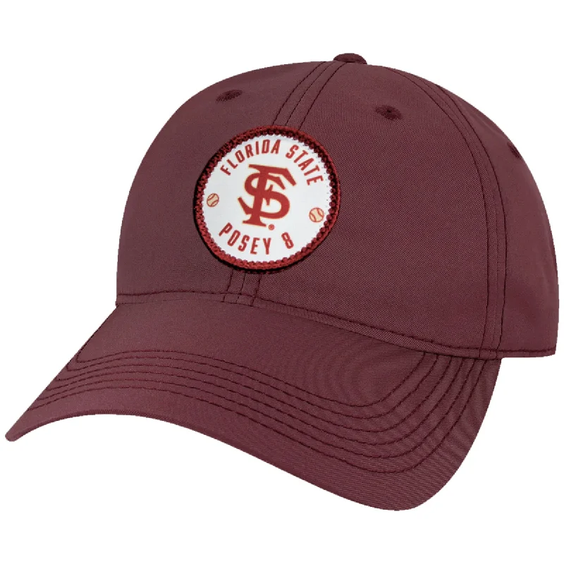 Relaxed Beanie HatsLegacy FS Florida State Posey 8 Patch Cool Fit Adjustable Cap - Burgundy Relaxed Beanie HatsLegacy FS Florida State Posey 8 Patch Cool Fit Adjustable Cap - Burgundy