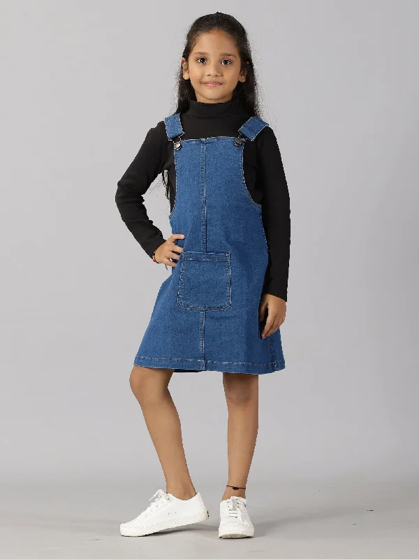 Flexible Men's Yoga ShortsGirls Denim Dungaree Skirt