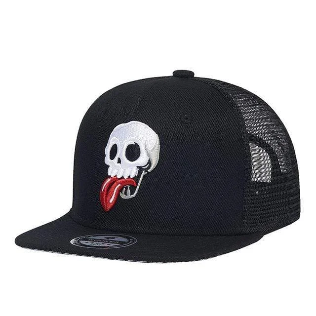 Trendy Work HatsMen's Hip-hop Summer Skull Baseball Cap