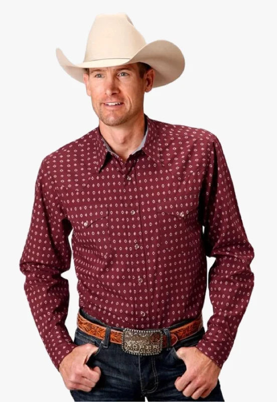 Men's Moisture-Wicking Shirts for All-Day ComfortRoper Mens West Made Collection Long Sleeve Shirt Men's Moisture-Wicking Shirts for All-Day ComfortRoper Mens West Made Collection Long Sleeve Shirt
