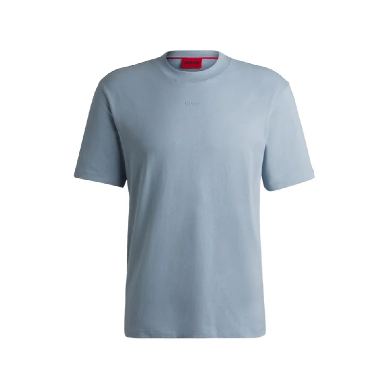 Men's Shirts with Mock NecksRelaxed-fit T-shirt in cotton with logo print