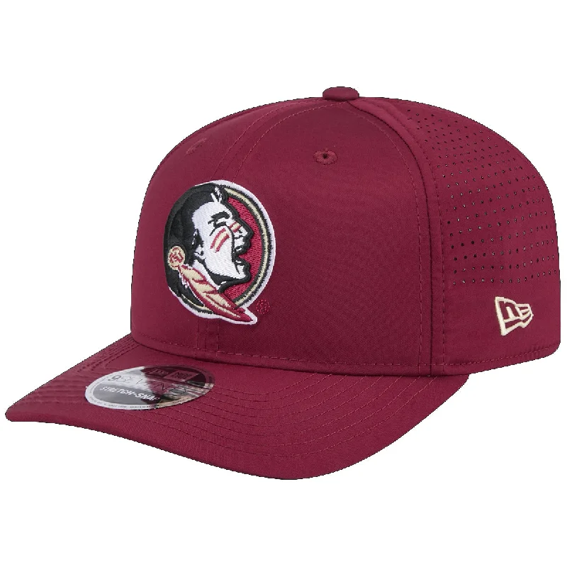 Reversible Sun HatsNew Era Men's Seminole Logo 970SS Adjustable Performance Cap - Garnet Reversible Sun HatsNew Era Men's Seminole Logo 970SS Adjustable Performance Cap - Garnet