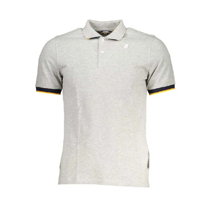 Men's Shirts with Rounded HemlinesK-WAY  Cotton Polo Men's Shirt
