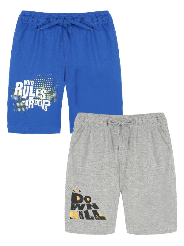 Royal Blue & Grey Melange