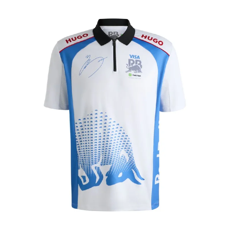 Men's Unique and Designer TopsHUGO x VCARB polo shirt with Yuki Tsunoda artwork