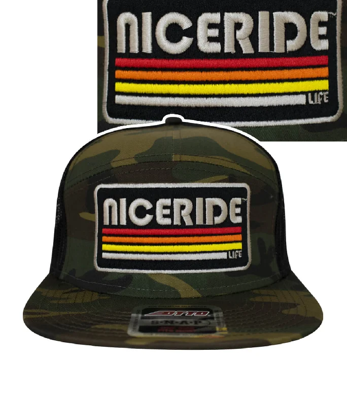 Affordable Winter Beanies"Trigger" OTTO Unisex 7 Panel Patch Trucker Hat