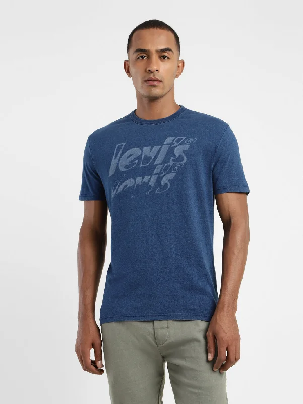 Men's Shirts with Belt AttachmentsMen's Brand Logo Regular Fit T-shirt