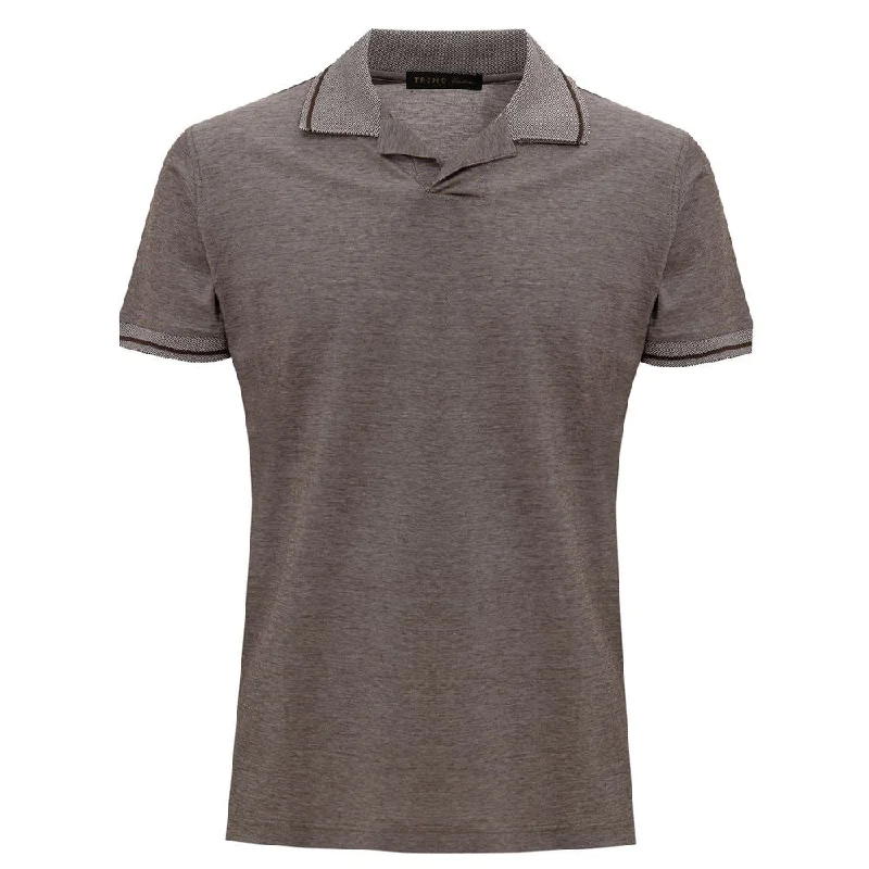 Men's Shirts with Graphic SleevesCorneliani Cotton Polo Men's Shirt