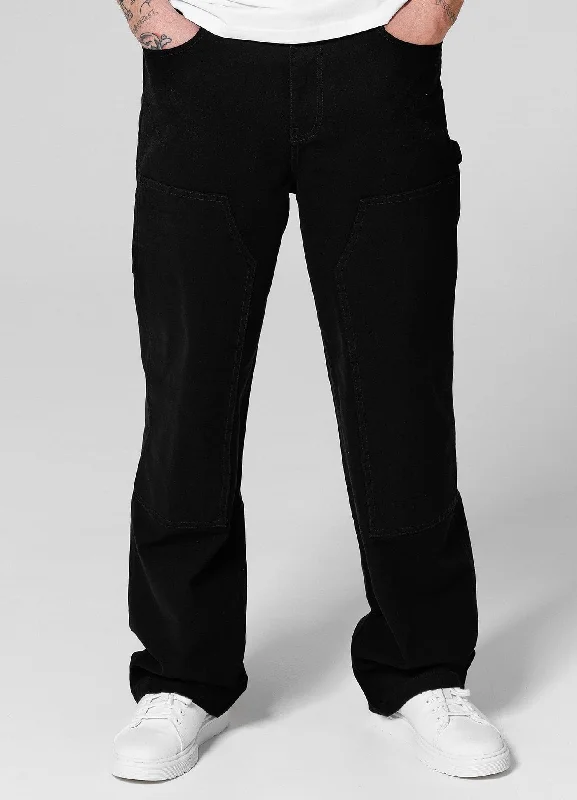 Jeans for Men with a Big BellyBaggy Pants Dogwood - Black