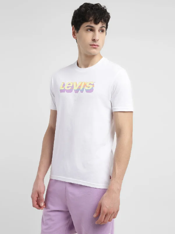 Men's Shirts for BoatingMen's Brand Logo Crew Neck T-shirt