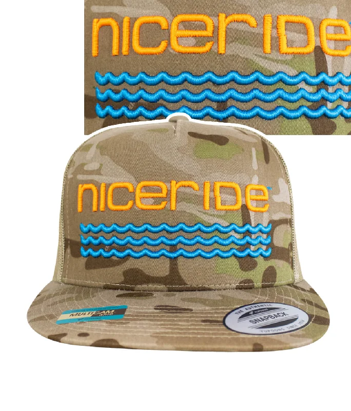 High-Quality Beanies"On The Water - 3D Center" Trucker Baseball Cap