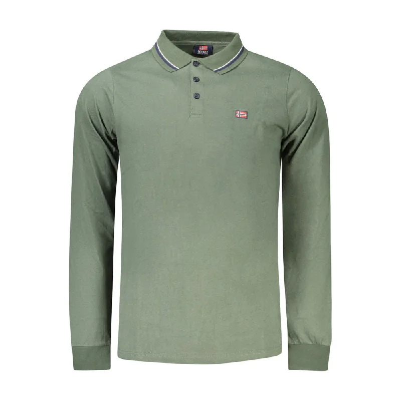 Men's Shirts with Embellished CollarsNorway 1963  Cotton Polo Men's Shirt