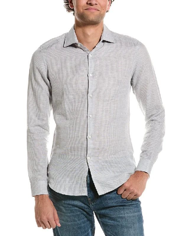 Men's Shirts with Embellished CollarsReiss Beaches Ché 1/2-Zip Wave Polo Shirt
