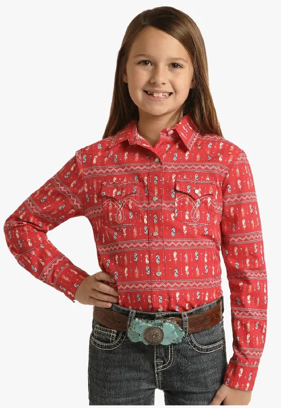Men's Unique Dress Shirts for a Statement LookPanhandle Girls Arrow Print Snap Long Sleeve Shirt Men's Unique Dress Shirts for a Statement LookPanhandle Girls Arrow Print Snap Long Sleeve Shirt
