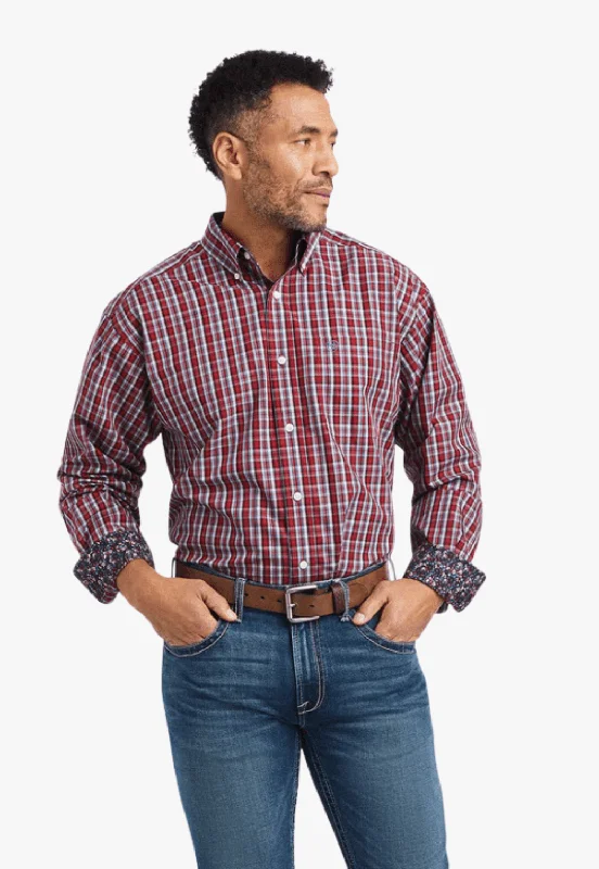 Men's Travel Shirts for Easy PackingAriat Mens WF Emilio Classic Long Sleeve Shirt