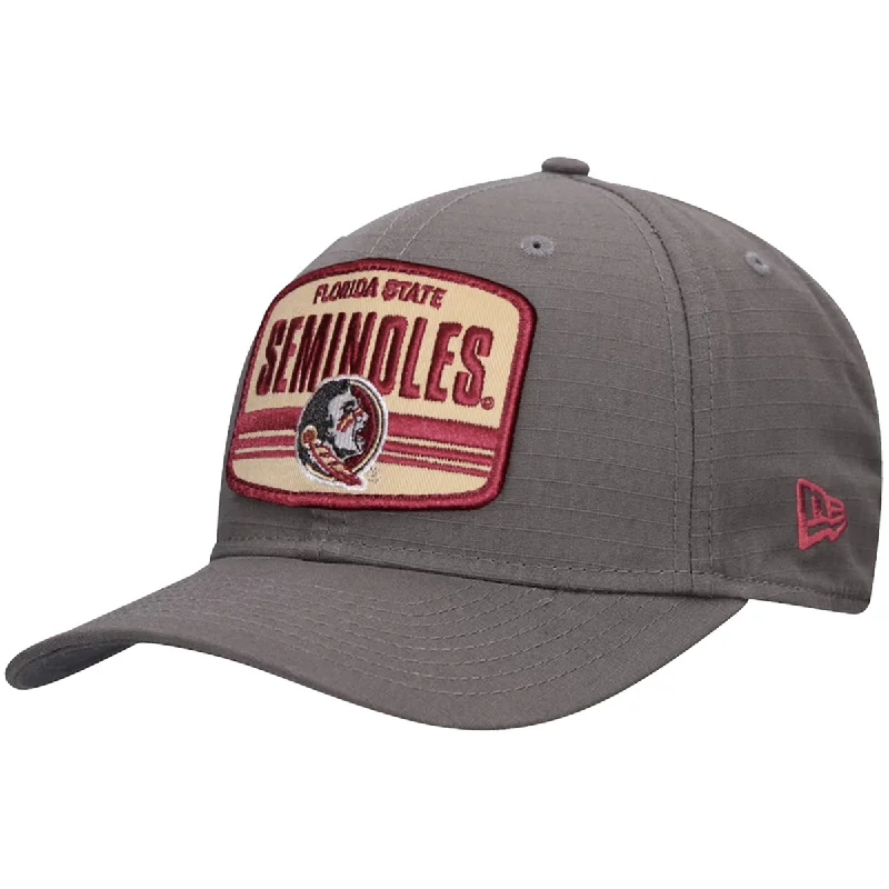 Best Casual HatsNew Era Men's Florida State Seminoles/Seminole Logo Patch 970SS Adjustable Cap - Graphite Best Casual HatsNew Era Men's Florida State Seminoles/Seminole Logo Patch 970SS Adjustable Cap - Graphite