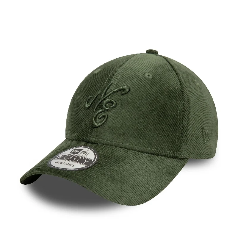 Classic Derby HatsNew Era Heritage Connect Cord Dark Green 9FORTY Adjustable Cap