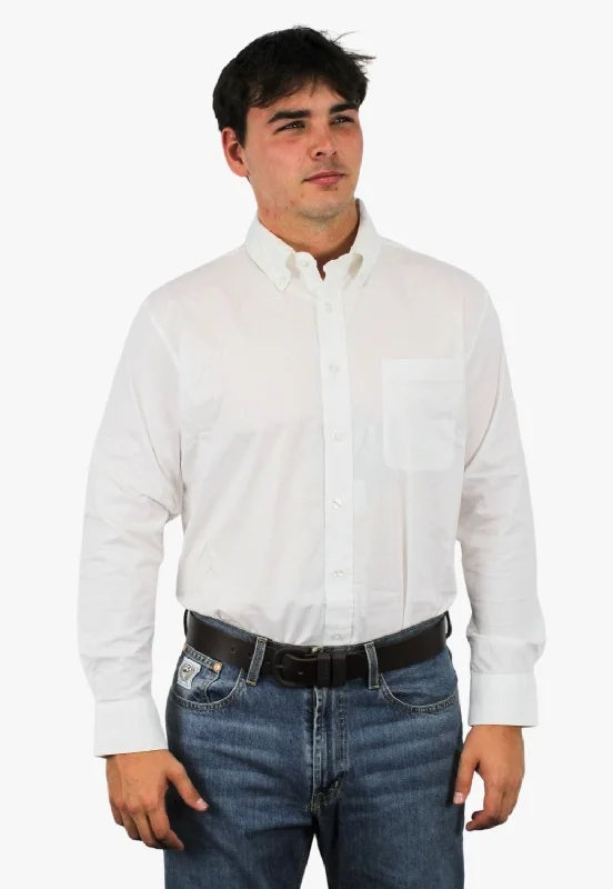 Men's Checkered Shirts for a Retro FeelPanhandle Mens Solid Stretch Poplin Long Sleeve Shirt Men's Checkered Shirts for a Retro FeelPanhandle Mens Solid Stretch Poplin Long Sleeve Shirt