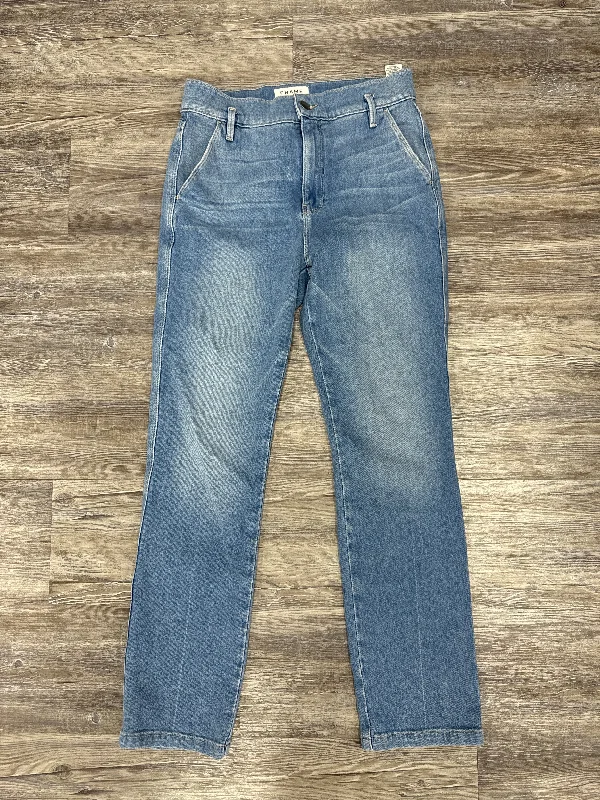 Best Fitting Men's JeansJeans Designer By Frame In Blue Denim, Size: 4