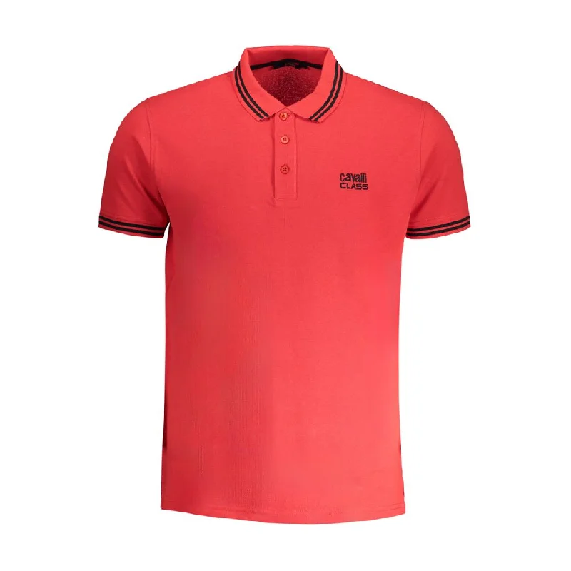 Men's Unique and Designer TopsCavalli Class  Cotton Polo Men's Shirt