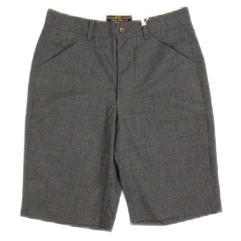 Lightweight and Airy Men's Running and Workout ShortsGrey Stripe Wool Shorts