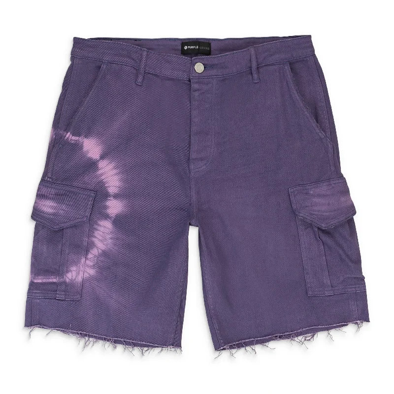 Relaxed-Fit Men's Loungewear and Casual ShortsTWILL CARGO SHORT Grape SHORTS