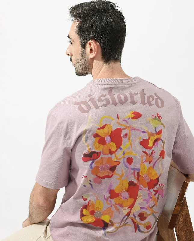 Men's Shirts with Patchwork SleevesRare Rabbit Articale Men's Dist Purple Crew Neck Short Sleeves Botanical Print Oversized T-Shirt Men's Shirts with Patchwork SleevesRare Rabbit Articale Men's Dist Purple Crew Neck Short Sleeves Botanical Print Oversized T-Shirt