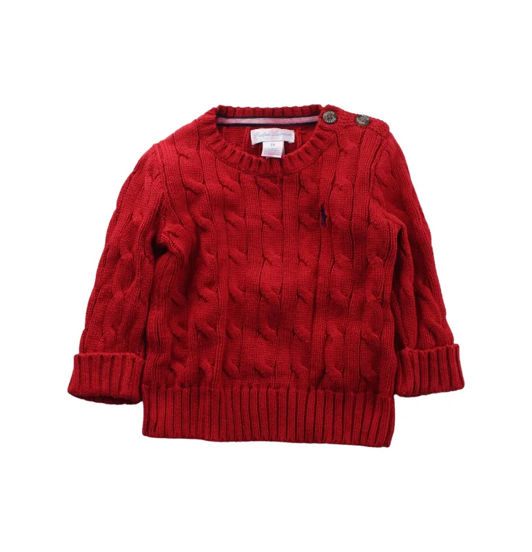 Men's Sweaters with Hoods and DrawstringsRalph Lauren Knit Sweater 3-6M