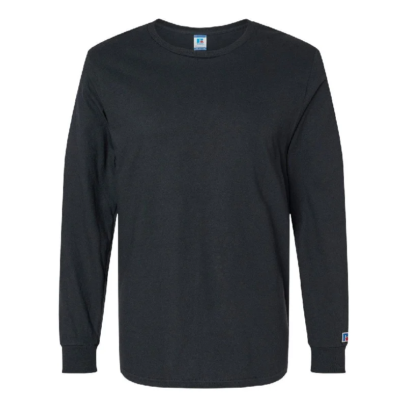 Men's Shirts for Beach OutingsRussell Athletic Combed Ringspun Long Sleeve T-Shirt