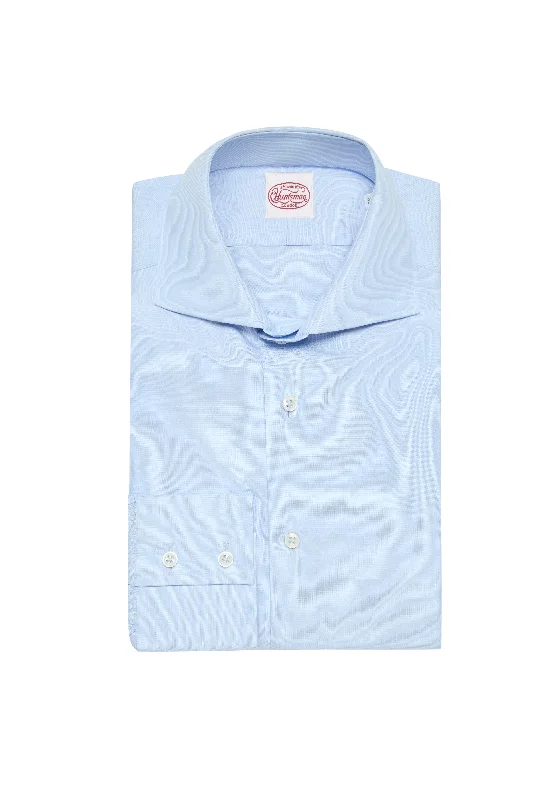 Casual Men's Button-Down ShirtsSky Cotton End on End Single Cuff Shirt