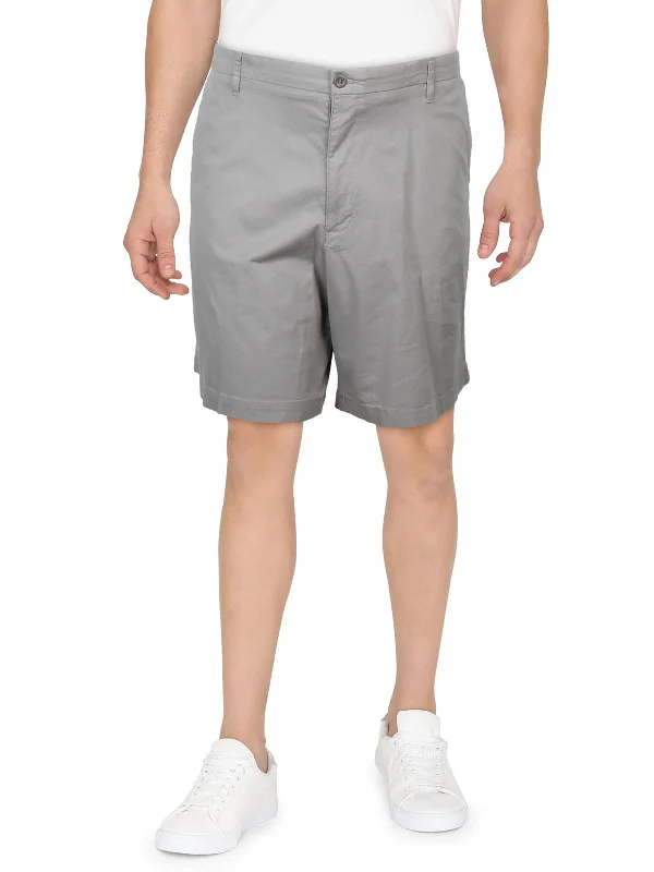 Men's Casual Short-Length PantsBig & Tall Mens Chino Cotton Bermuda Shorts