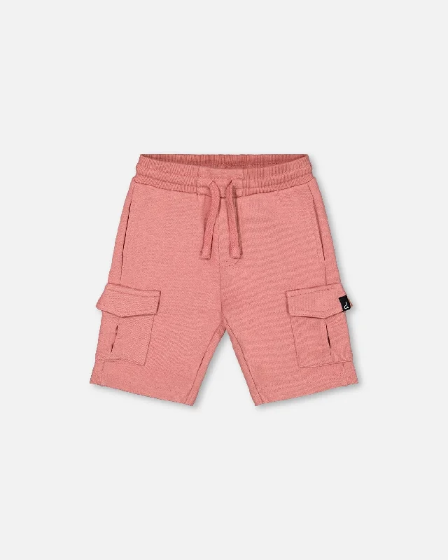 Men's Machine-Washable Casual ShortsFrench Terry Short Dark Old Rose