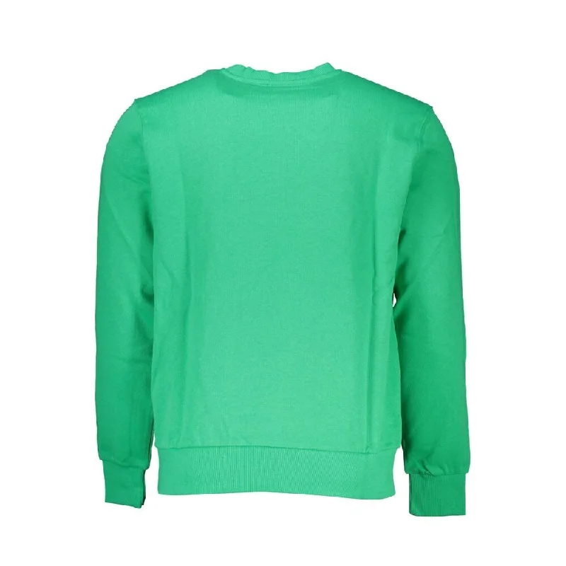 Men's Sweaters with Pockets and ZippersNorth Sails Green Cotton Men's Sweater