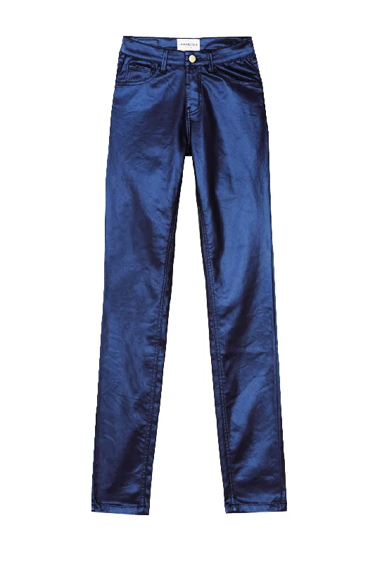 High-Waisted Bootcut Men's JeansDoli Jean Marine