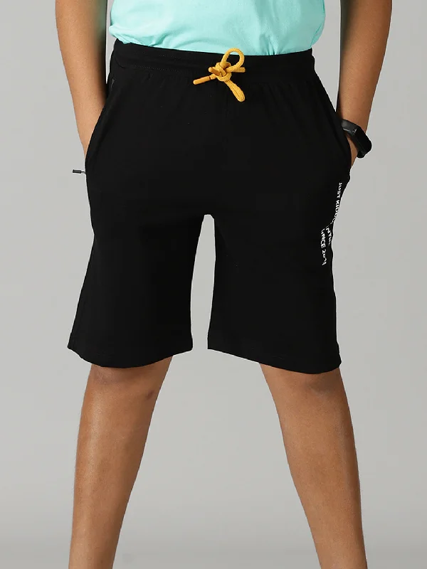 Comfort-Fit Men's Loungewear ShortsBoys Knit Shorts With Zipper Pocket