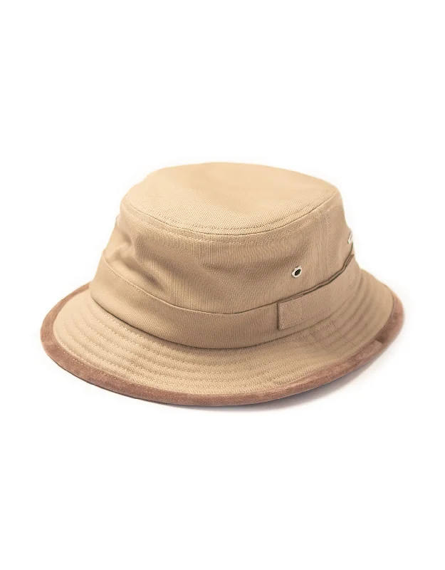 Formal Top HatsCOTTON DUCK BUCKET HAT- KHAKI