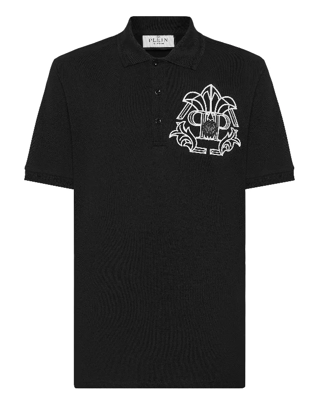 Men's Shirts with Full PlacketsPique Polo shirt SS Skull&Bones