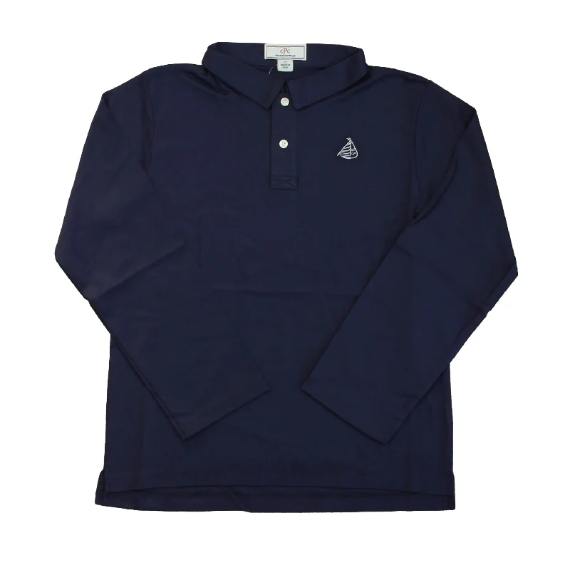 Men's Essential Dress Shirts for Everyday WearClassic Prep Boys Navy Rugby Shirt Size: 6-14 Years Men's Essential Dress Shirts for Everyday WearClassic Prep Boys Navy Rugby Shirt Size: 6-14 Years