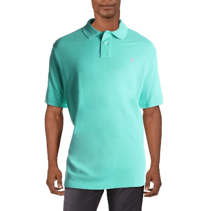 Breathable Men's Mesh TopsDraft Mens Cotton Signature Polo Shirt